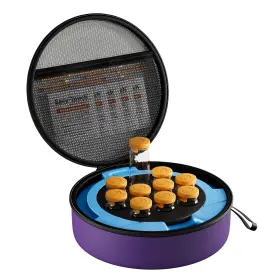 Pc-08366913 Procase 10 Slots Insulin Vial Cooler Travel Case With Ice Brick Hard Purple