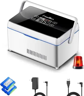 Qir06 Qirdlp Portable Medicine Cooler Box Insulin Fridge 110v With Lcd Touch Screen