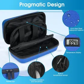As-012 Qussi 24-hour Insulin Cooler Travel Case/with Thermometer Display - Tsa-approved Di #3