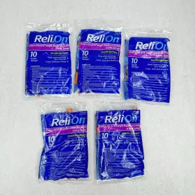 109447 Relion 50ct Single Use Syringes 8mm 31g .25ml Cc 5 Packs Of 10 Exp 06/30/2028