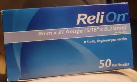 Relion Wm 681131386814 Pen 8mm X 31 Guage Brand 5 Boxes 50 250