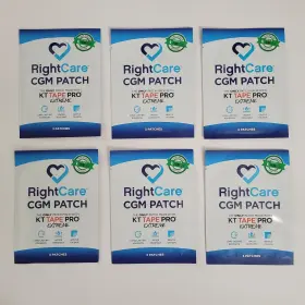 Rightcare 850018898997 6 Pack Total 18 Patches Dexcom G6 Cgm Patch Tan Color New And Sealed