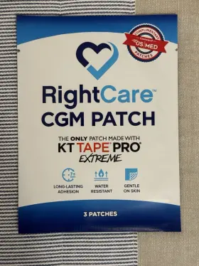 Rightcare 850032142014 Cgm Patch Kt Tape Pro Extreme 18 Patches 6 Pouches Libre Tan #2