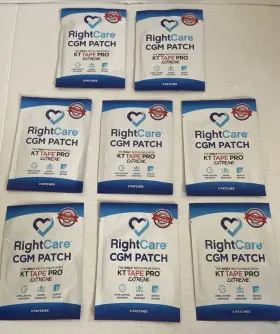 Rightcare 850032142236 36 Total Right Care Cgm Patches Dexcom G6 Over Patch Tan New
