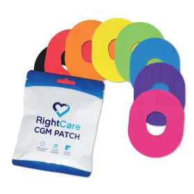 Rcsupg7a2021 Rightcare Gsp Cgm Adhesive Patch Dexcom G7 Multicolor Bag Of 25