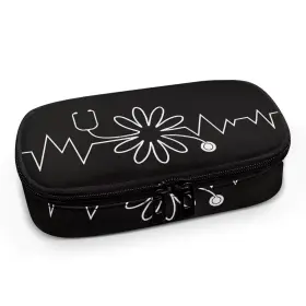 1026 Rnyleeg Bz42/1026/16 Black Insulin Travel Case For Nurse Doctor Large Diabetic Bag #2