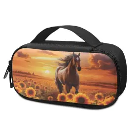 Bzt14-2-25 Salabomia Horse Sunset Diabetic Travel Case Organizer For Insulin Pen And Medication Di
