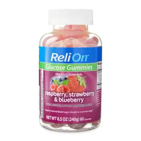 Sams Trade 198715585124 Relion Glucose Gummies Dietary Supplement 60 Ct Tablets Diabetic Su #3