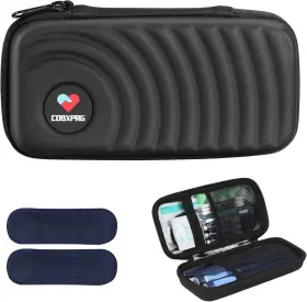 Shh-ydsb-3-black 705353812606 Insulin Cooler Travel Case Diabetic Cold Pack Organizer Bag With 2 Reusable Ice