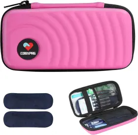 Shh-ydsb-3-pink 313097996980 Insulin Cooler Travel Case Diabetic Cold Pack Organizer Bag With 2 Reusable Ice