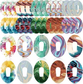 Siifert 445019632645 30 Pack Adhesive Patch Cgm Tape Breathable Patches Pre Cut Sticker
