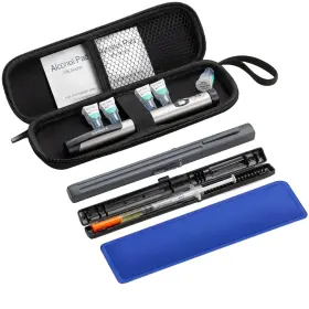 Sijidou 720118119455 Insulin Cooler Travel Case Equipped With Two Pre-filled Syringe And 1 Tsa