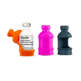 Sijidou 761594694050 3 Pack Insulin Vial Bottle Protector Sleeve For Diabetic Silicone Protective