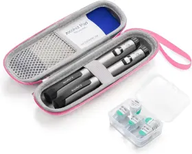 Ictc001 Sijidou Insulin Cooler Travel Case Portable Pink