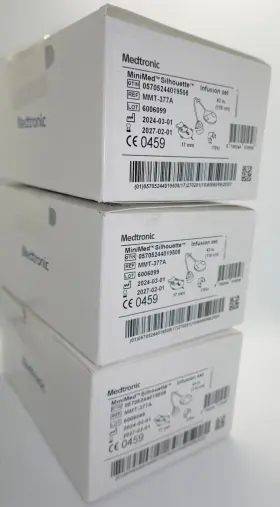 2027 Silhouette 705244019508 3 Boxes Minimed Infusion Set Exp. 02/2027