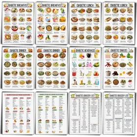 Cii-sinload-1405 Sinload Diabetes Food List 12 Pcs Meal Chart Information Diet Plan Foods