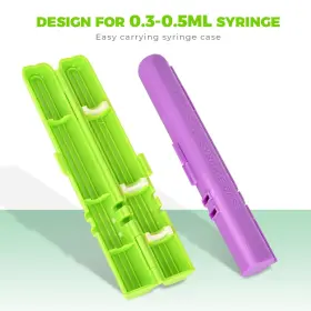 Sk060 Skillssist Losn Compact Travel Insulin Prefilled Syringe Case For Diabetes - Solid Purpl #2