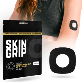 Skin Grip 313042915929 Adhesive Patches Compatible With Dexcom G7 And Stelo Cgm Cutout W