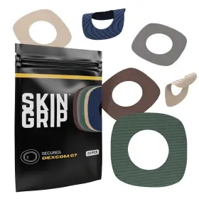 Skin Grip 850049999366 Dexcom G7 Adhesive Patches Waterproof Friendly Long Lasting 100 Count