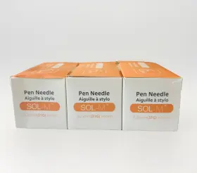 311564 Sol-m 3 Boxes 100-count Universal Fit Ultra-fine Mini Pen Needles 6mm X 31g New Sealed
