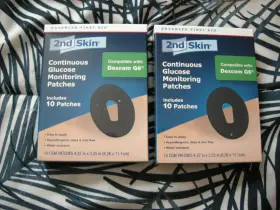 11192 Spenco 2 2nd Skin Continuous Glucose Monitoring Patch Includes 10 Patches G6 Dexcom