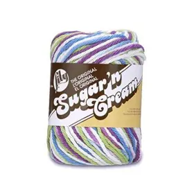 10200202319 Spinrite Sugar Ftn Cream The Original Ombre Yarn 2oz Gauge 4 Medium 100% Cotton