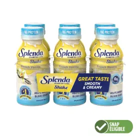 Sp107711001 Splenda Diabetes Care Shake Meal Replacement To Help Manage Blood Sugar 8 Oz 6pk