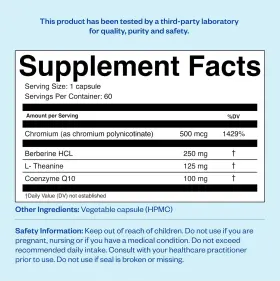 Studios Corp. 313099140145 Sugarless Stop Sugar Cravings Supplement Craving Blocker With Berberine #3