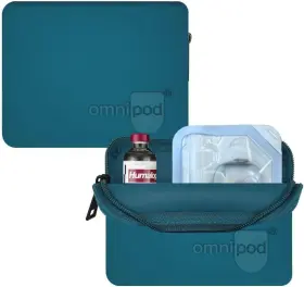 Sugar Medical 445046247256 Omnipod Protective Travel Case Silicone Storage Fits An Insulin Vial And One P