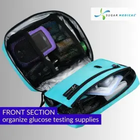 Sugar Medical 853355007633 Insulated Diabetes Organizer Supply Case Diabetic Care Products #3