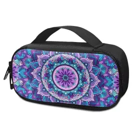 Suh-10637504bzt14-1-12 Suhoaziia Mandala Flower Diabetic Supplies Travel Case Storage Carrying Bag For Diabet