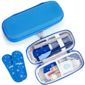 Sunmon Mpn Sm Dc Case H2 Dk 01 Insulin Cooler Travel With Temperature Display Portable Diabetes