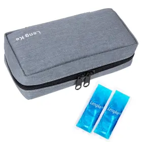 Sunmon Mpn Sm Dc Casey3 Gr 01 Insulin Cooler Travel Case - With 2 Tsa Approved Ice Pack