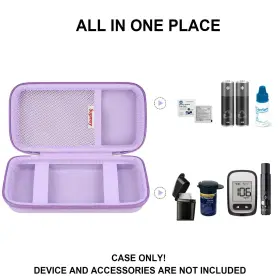 M12zz Supmay Diabetic Supplies Hard Case Supply Organizer Bag Carrying For D #2