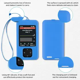 Swiatla 689737935863 Dexcom G7 Receiver Case With Wrist Lanyard And 2pcs Screen Protector Black #2