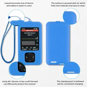 Swiatla 744110274561 Dexcom G7 Receiver Case With Neck Lanyard And 2pcs Screen Protector Blue #2