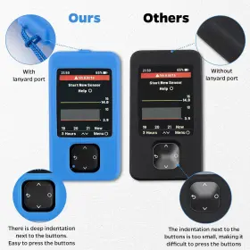 Swiatla 744110274561 Dexcom G7 Receiver Case With Neck Lanyard And 2pcs Screen Protector Blue #3