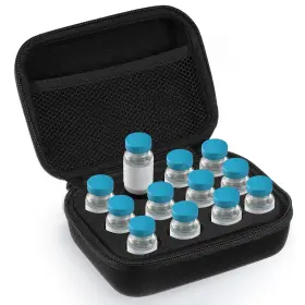 Yit-teenyyou-5986 Teenyyou 12 Slots Insulin Peptide Fridge Carrying Case Vial Black