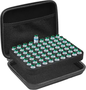 Yit-teenyyou-8303 Teenyyou 63 Slots Diabetic Insulin Peptide Fridge Carrying Case Vial Holder Storage