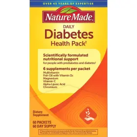 Textila 679771458374 Nature Made Diabetes Pack Of 1 60 Packets Each Bundle With Organ #2