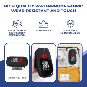 Theluckytag 331788105818 Insulin Cooler Travel Case - Insulated Portable Diabetic Organizer With 2 Reu #2