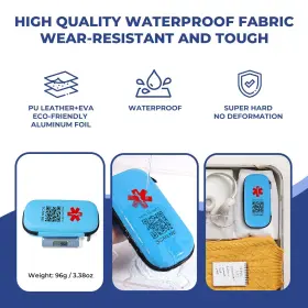 Theluckytag 331788105832 Insulin Cooler Travel Case Diabetic - Insulated Portable #2