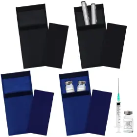 Jyd-threlaco-181 Threlaco 4 Pcs Insulin Cooling Wallet Pen Insulated Pouch Diabetic Supplies Tr
