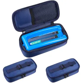 Jyd-threlaco-2433 Threlaco 2 Set Insulin Pen Cooler Travel Case Diabetic Medication Carrying Insulated B