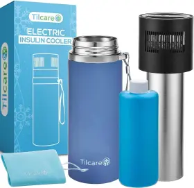 Tilcare 060665922760 Electric Insulin Cooler Travel Case With Usb Charger And Bio Gel-holds Up To 6 Pen