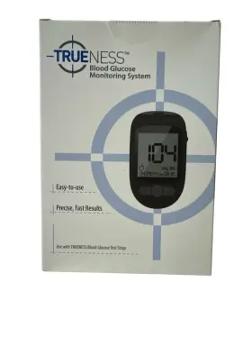 2-aaa Trueness 021292015039 Blood Glucose Monitoring Easy To Use Alkaline Batteries