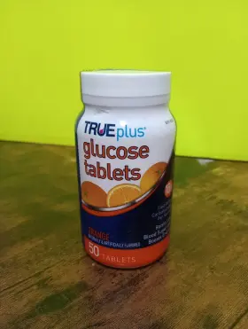 Trueplus 021292004316 Glucose Tablets Orange 50 Each
