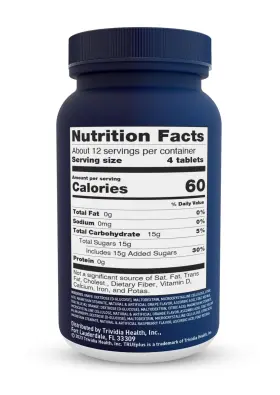 Trueplus 810057410130 Glucose Assorted Flavor Grape Raspberry Orange - 50ct Bottle 3 Pack #2