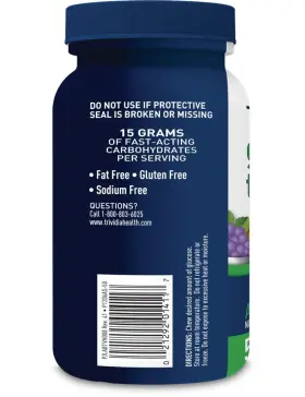 Trueplus 810057410130 Glucose Assorted Flavor Grape Raspberry Orange - 50ct Bottle 3 Pack #3