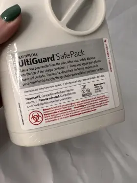 Ulticare 357515095534 Ultiguard Safe Pack Pen Needles And Sharps Container/100 Count/new #3
